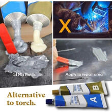 (100g) Industrial Repair Paste Glue Heat Resistance Cold Weld Metal Repair Paste