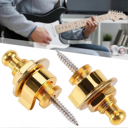 10pcs Guitar Bass Securitys Strap Locks Metal Quick Release System for Electric Guitar 2