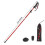 (Red Long) Ultrashort Foldable Trekkings Stick Lightweight Trekkings Pole Crutches for Seniors Elderly 1