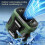 (Green) Personal-Cooling Belt Fan Powerful Wind Long-endurance Work Fan for Garden Work 4
