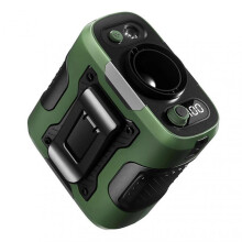 (Green) Personal-Cooling Belt Fan Powerful Wind Long-endurance Work Fan for Garden Work