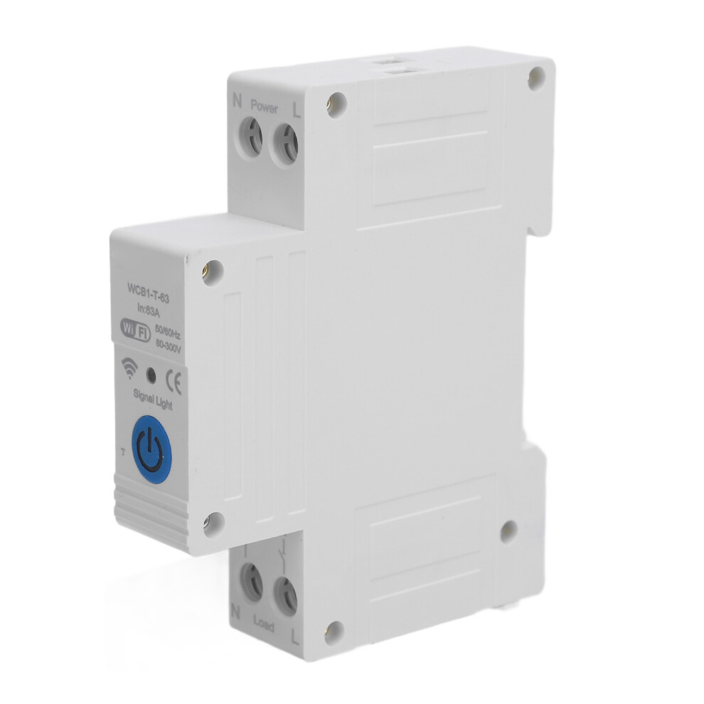 Wifi Din Rail Circuit Breaker 63A For Tuya App Ac230v Timer Switch 3301335599427