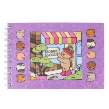 (Purple)Bobbie Goods Coloring Book, Cute and Cozy Cartoon Coloring Book for Adults & Kids
