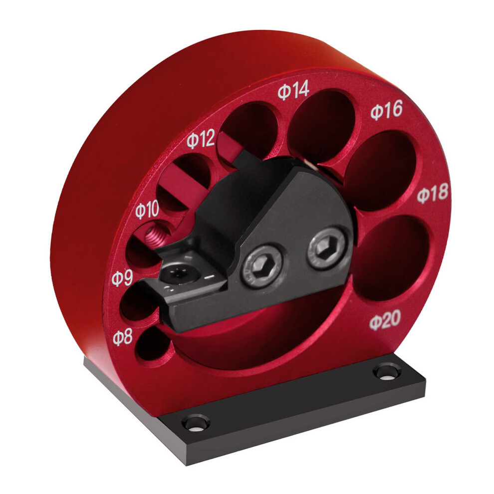 Durable CNC Aluminum Dowel Cutter Plate with 8-20mm Carbide Blade Holes-image-OPC-PJDTMJT-NEW