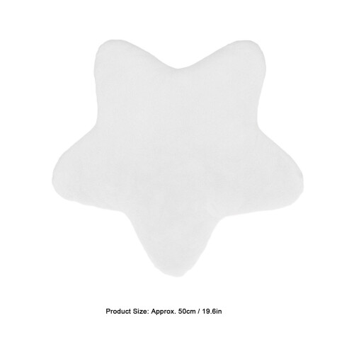 Almohada en forma de estrella 50cm/19.6in blanco algodón PP 1