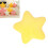 Almohada con forma de estrella - 50 cm, Amarilla, Algodón PP 16