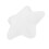 Almohada en forma de estrella 50cm/19.6in blanco algodón PP 9