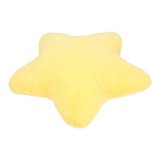 Almohada con forma de estrella - 50 cm, Amarilla, Algodón PP