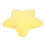 Almohada con forma de estrella - 50 cm, Amarilla, Algodón PP 1