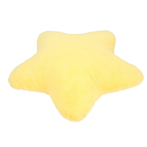 Almohada con forma de estrella - 50 cm, Amarilla, Algodón PP