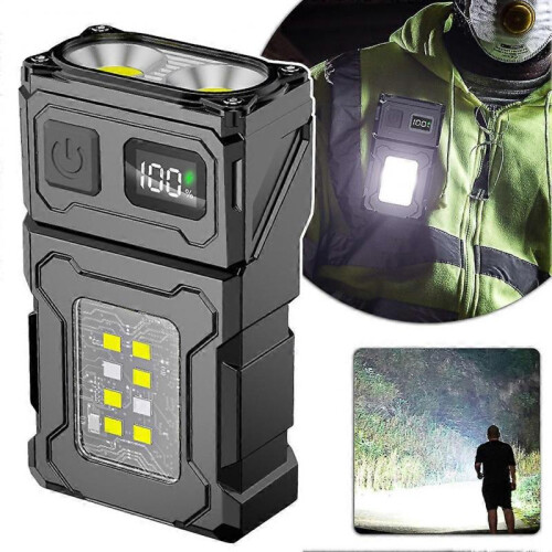 Rechargeable LED Flash Light with COBs Side Light about 3-24H Working Time LED Torches for Emergency 1