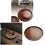 (30*2cm, tan) Solided Wood Round Tea Tray Multifuntional Durable Fruit Pan for Meals Snacks 2
