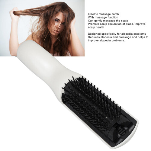 Spazzola per capelli a ioni negativi, batteria AA, 2 pezzi, plastica 2