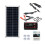 (With 60A Controller) 10W/30W/100W Flexible Solar Panel - Dual Output 12V/24V Battery Charger for Car/Boat/RV with Smart Controller 1