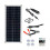 (Only Solar Panel) 10W/30W/100W Flexible Solar Panel - Dual Output 12V/24V Battery Charger for Car/Boat/RV with Smart Controller 1