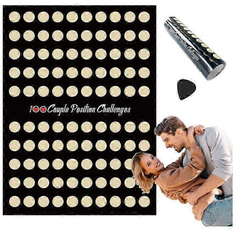 100 Scratch off Poster Fun Date Night Ideas Couples Games Scratch off Poster Intimate Gift for Him/Her