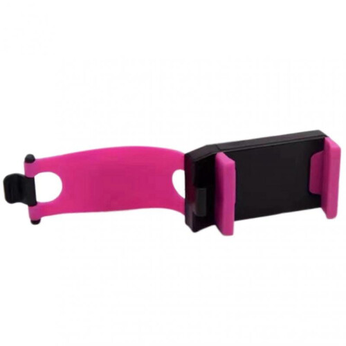 (Pink) Car Steering Wheel Phone Mount Small Size Portable for Navigation