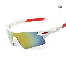 (4) Mens Cycling Glasses for Outdoor Sport PC Frame Anti-Fog Goggles Sports Eyewears for Baseball Fishing Ski Running