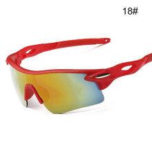 (18) Mens Cycling Glasses for Outdoor Sport PC Frame Anti-Fog Goggles Sports Eyewears for Baseball Fishing Ski Running