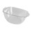 Lavabo transparente de gran capacidad PET portátil 9
