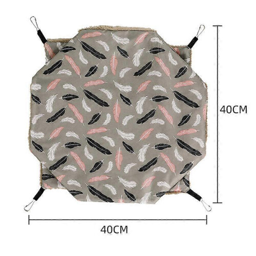 Double Layer Hamster Hammock Cotton Cage Hanging Squirrel Sleeping Bag for Hedgehogs Bed House