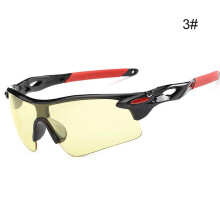 (3) Mens Cycling Glasses for Outdoor Sport PC Frame Anti-Fog Goggles Sports Eyewears for Baseball Fishing Ski Running