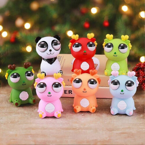 (Red) Eye Popping Toys Slow-Rebound Decompression Toy Kids Present 1