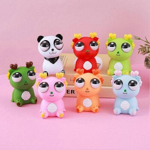 (Panda) Eye Popping Toys Slow-Rebound Decompression Toy Kids Present 2
