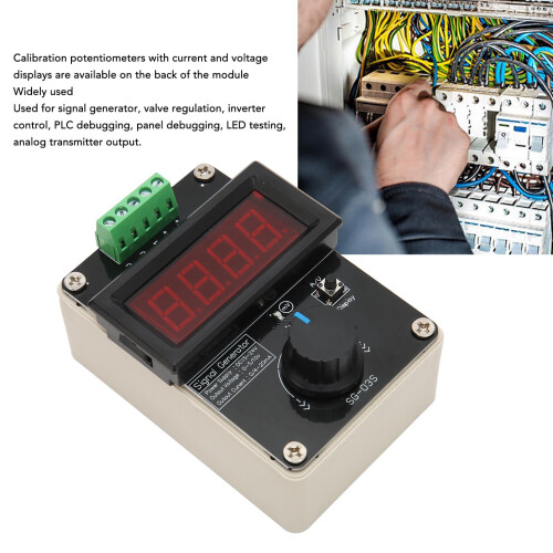 4 bis 20 mA Signalgenerator Einstellbarer DC 0 bis 10 V 0 oder 4 bis 20 mA Strom-Spannungs-Analog-Simulator 2