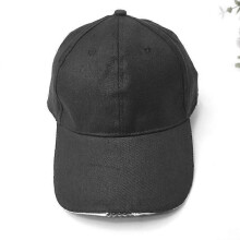 (Black) Dark Bright Glow Reading Fishing Jogging Light Up LED Baseball Cap Sport Hats Luminous Hat
