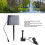 Solar-Wasserpumpen-Set SP-ABS 0-200L/H 0-150cm 5
