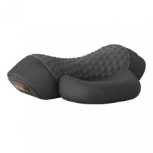(Dual, Gray) Electric Neck Massage Pillow Mulitfunctional Relaxation Neck Massager Pillow for Home