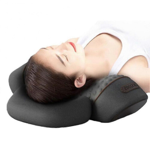 (Three, Space Gray) Electric Neck Massage Pillow Mulitfunctional Relaxation Neck Massager Pillow for Home 2