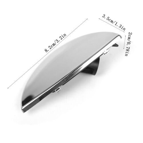 Cache-cap de rondelle argenté 8.2x3.5x2 cm R50/R52/R53 1
