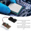 Módulo transmisor FM Kit 2xAA micrófono ajustable 7