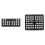 Supporto per spartiti pieghevole in alluminio, 30x36 cm, nero 7