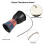 Lightweight 4 Inch Spring Drum with Thunder Sound Effect PVC Bright Colors 10