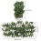 Artificial Hedges Fence 200x28cm Expandable Waterproof Garden Topiary 2