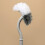 Toilettenbürste mit langem Griff, gebogenes Design, 39x8 cm 5