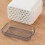 Supporto drenante per bacchette, plastica, bianco caddy 6