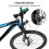 Computer da bici cablato impermeabile LED 6,5x3,2x1,5 cm 6