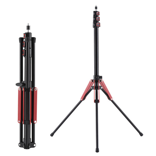 Trípode ajustable de 189 cm 5 kg/11 lb Rojo&Negro 2