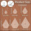 (Six piece Set) Patchworks Templates Professional for Beginners Professionals: 5