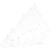 (Six piece Set) Patchworks Templates Professional for Beginners Professionals:
