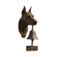 (Doberman Pinscher) German Shepherd Welcome Bell, Retro Funny Animal Welcome Doorbell