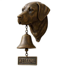 (Labrador) German Shepherd Welcome Bell, Retro Funny Animal Welcome Doorbell