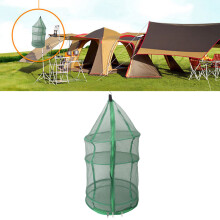 Red de malla para secado colgante verde 75x38x38 cm 207 g