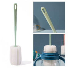 Cepillo de esponja para tazas con mango largo y limpiabotellas