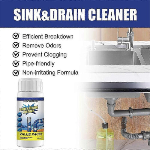 (2pcs)Wild Tornado Powerful Sink & Drain Cleaner High Efficiency Clog Remover & Clean 2