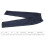 Pantaloni a strappo Taglia M Blu navy in cotone peluche 2